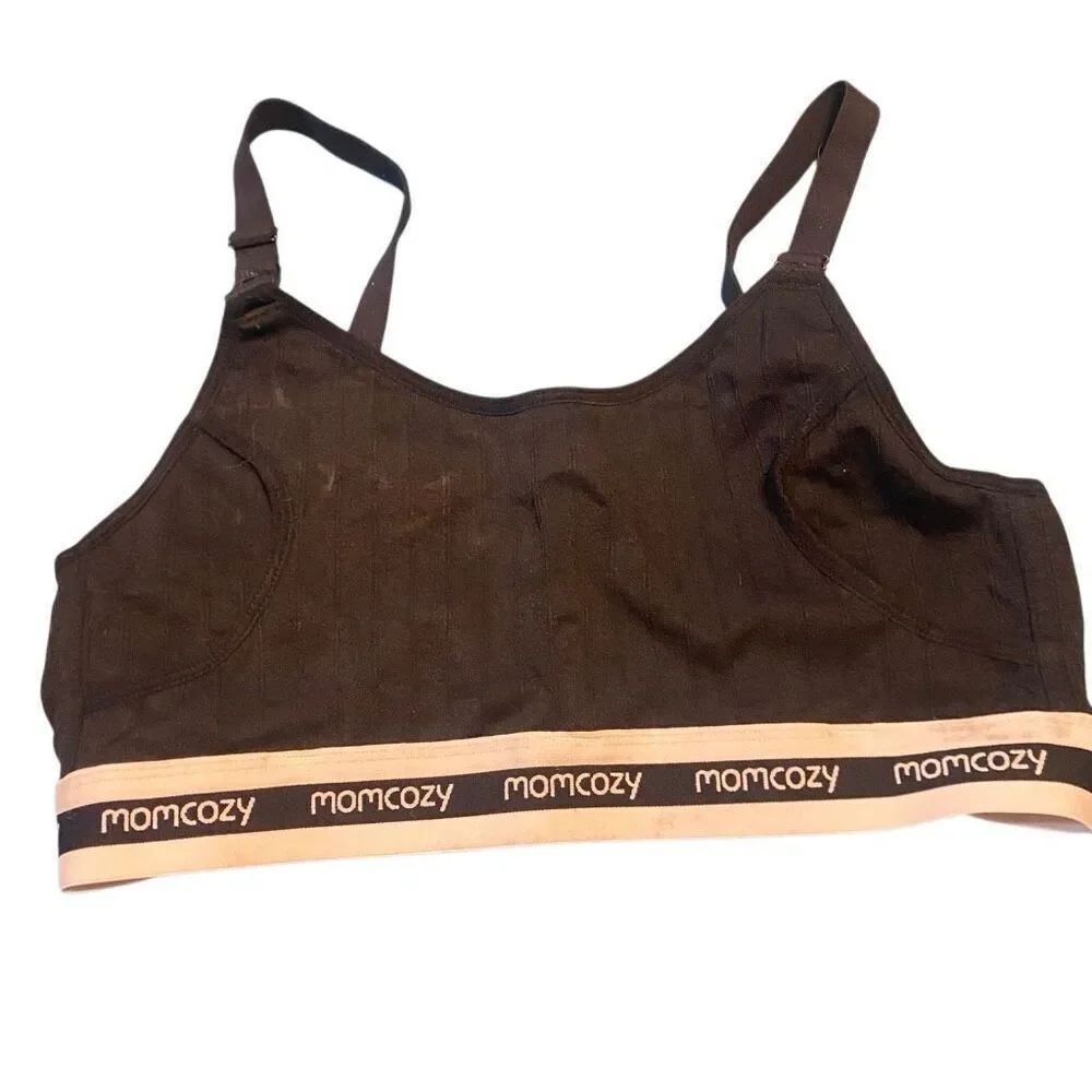 Momcozy black medium nursing bra